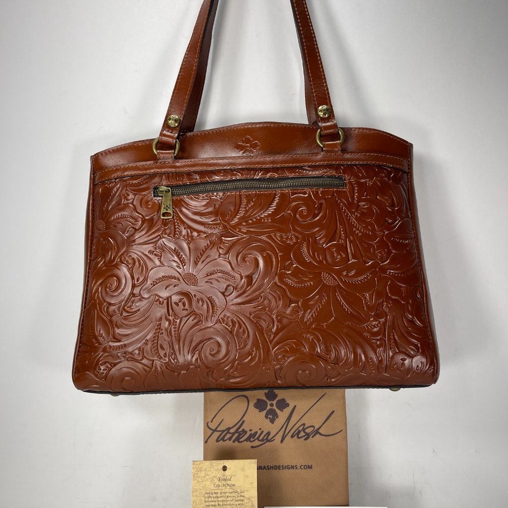 PATRICIA NASH MILAN ITALY - NWT MSRP $269.00            HAND TOOLED TOOK 4 WEEKS